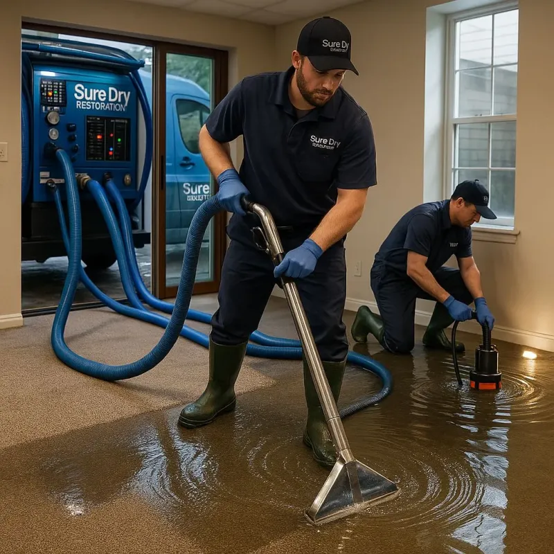 Water Extraction and Removal process in Pacific City, OR